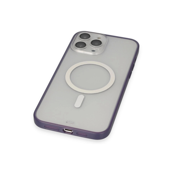 BFS  iPhone 14 Pro Max Kılıf Grand Magneticsafe Kapak - Mor