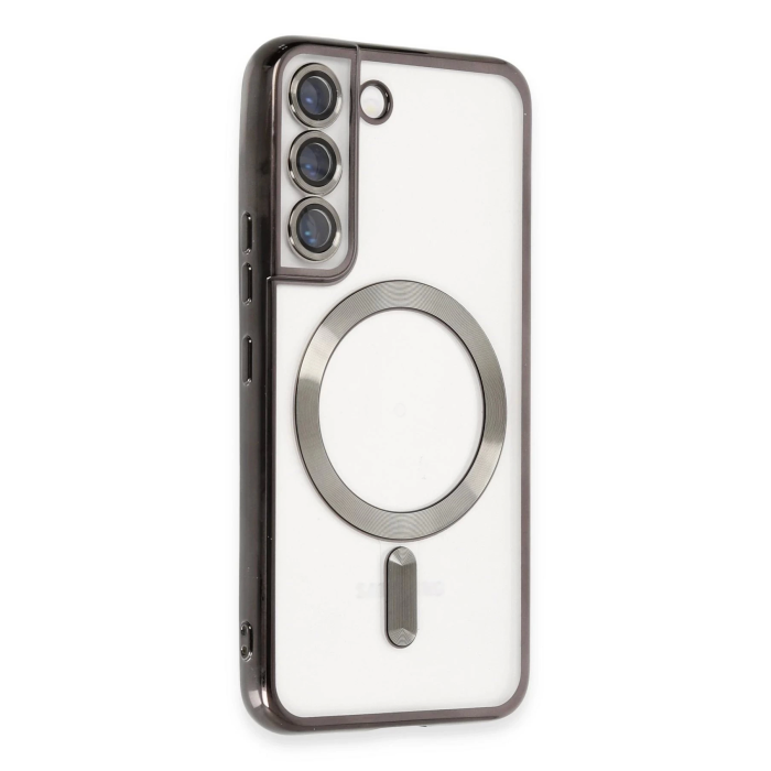 BFS  Samsung Galaxy S22 Kılıf Kross Magneticsafe Kapak - Siyah