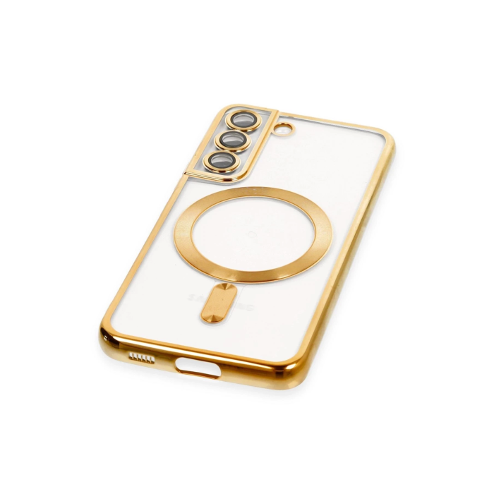 BFS  Samsung Galaxy S22 Kılıf Kross Magneticsafe Kapak - Gold