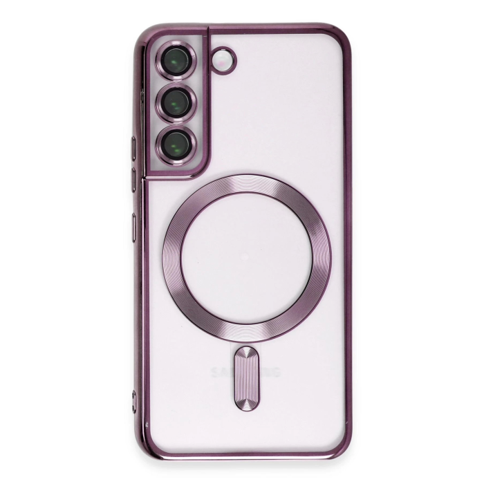 BFS  Samsung Galaxy S22 Kılıf Kross Magneticsafe Kapak - Mor