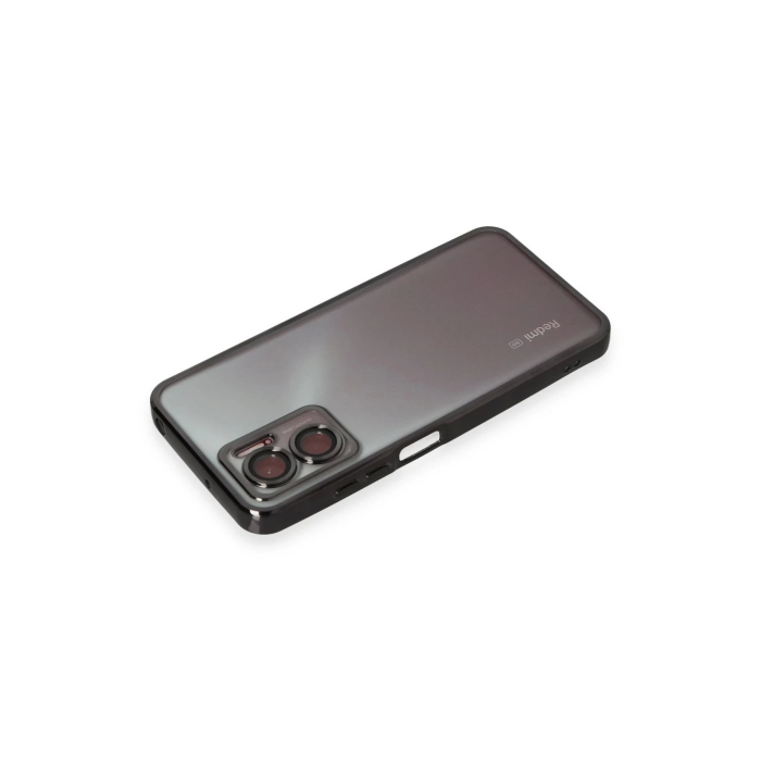 BFS  Xiaomi Redmi 10 5G Kılıf Razer Lensli Silikon - Siyah