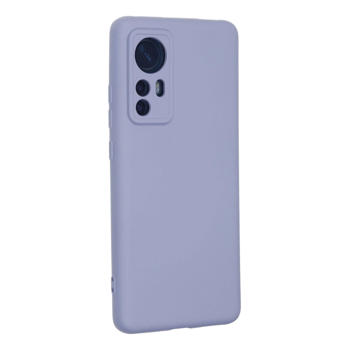 BFS  Xiaomi Mi 12 Kılıf Nano içi Kadife Silikon - Lila
