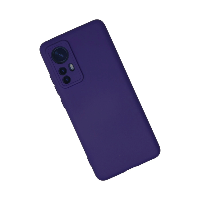 BFS  Xiaomi Mi 12 Kılıf Nano içi Kadife Silikon - Mor