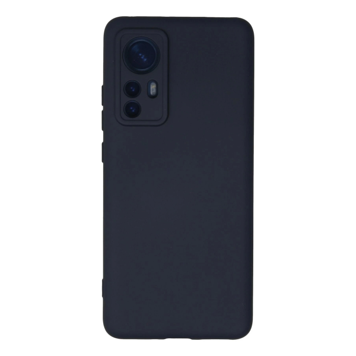 BFS  Xiaomi Mi 12 Kılıf Nano içi Kadife Silikon - Lacivert