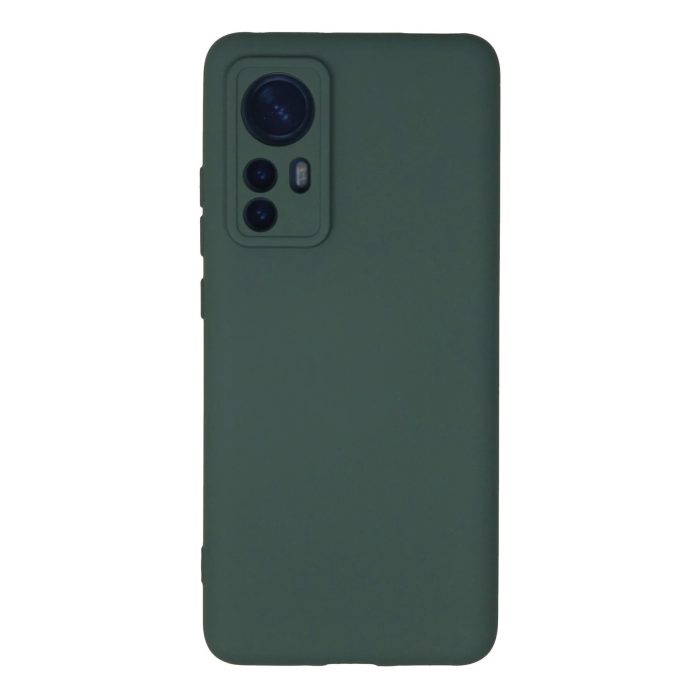 BFS  Xiaomi Mi 12 Kılıf Nano içi Kadife Silikon - Koyu Yeşil