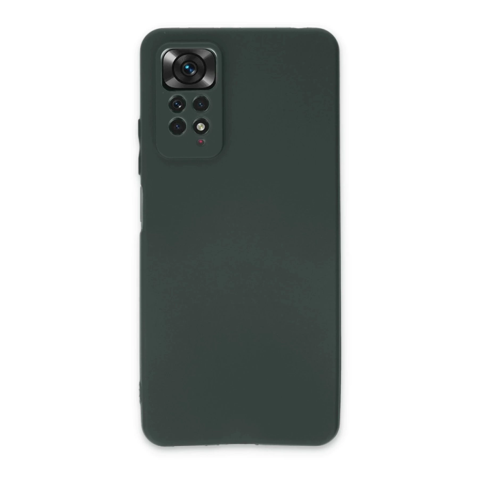 BFS  Xiaomi Redmi Note 11 Pro Kılıf First Silikon - Koyu Yeşil