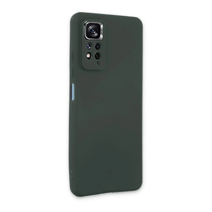 BFS  Xiaomi Redmi Note 11 Pro Kılıf First Silikon - Koyu Yeşil
