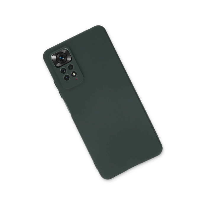 BFS  Xiaomi Redmi Note 11 Pro Kılıf First Silikon - Koyu Yeşil