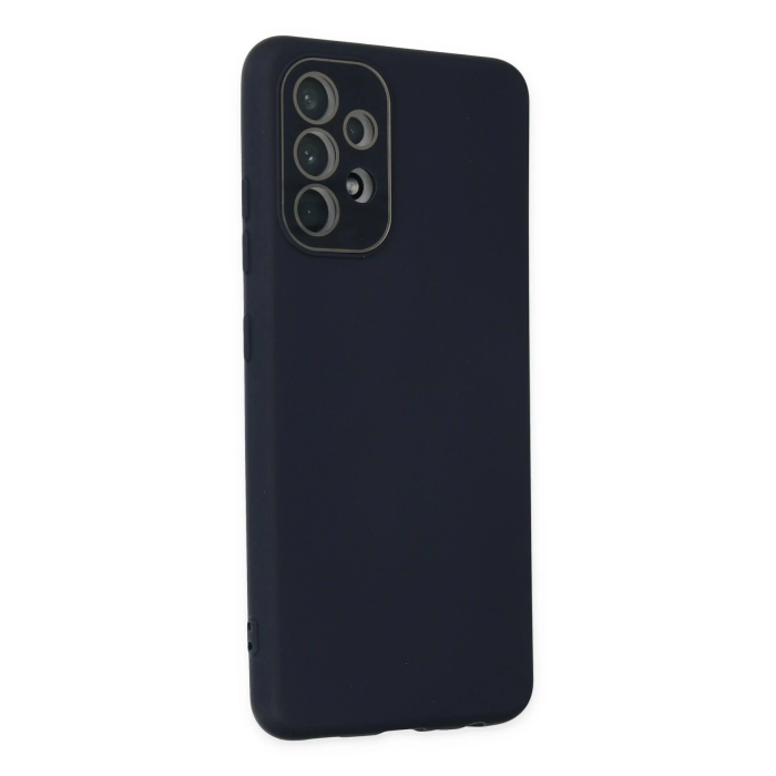 BFS  Samsung Galaxy A33 5G Kılıf Lansman Glass Kapak - Lacivert
