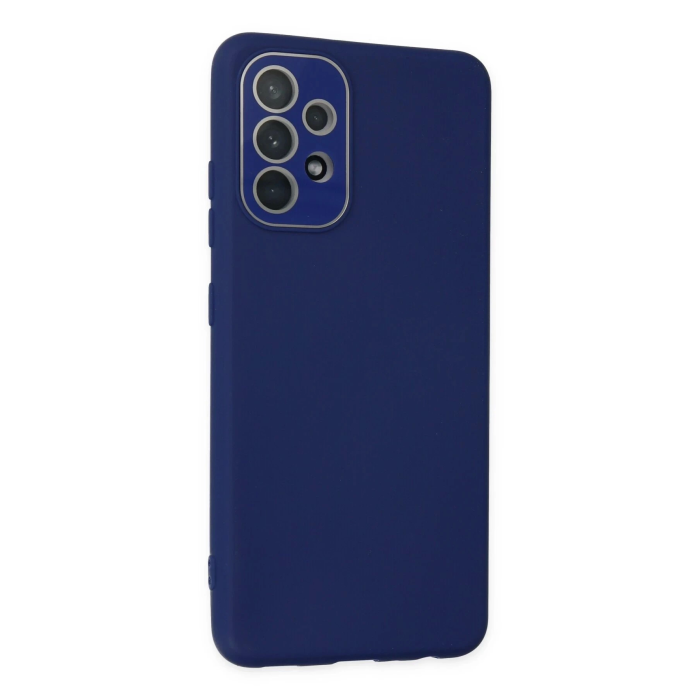 BFS  Samsung Galaxy A33 5G Kılıf Lansman Glass Kapak - Sky Blue