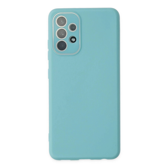 BFS  Samsung Galaxy A33 5G Kılıf Lansman Glass Kapak - Turkuaz