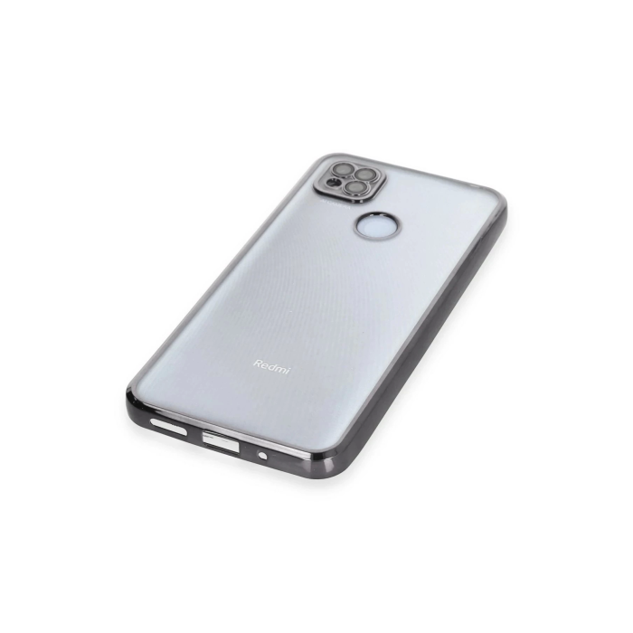 BFS  Xiaomi Redmi 9C Kılıf Razer Lensli Silikon - Siyah