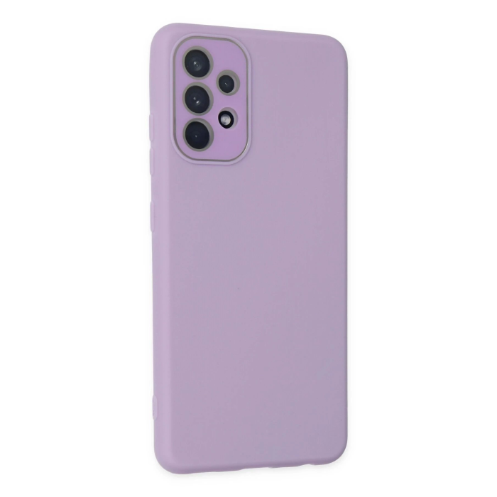 BFS  Samsung Galaxy A53 5G Kılıf Lansman Glass Kapak - Lila