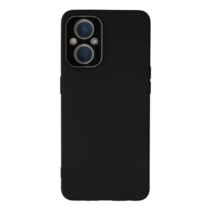 BFS  Oppo Reno 7 Lite Kılıf Lansman Glass Kapak - Siyah