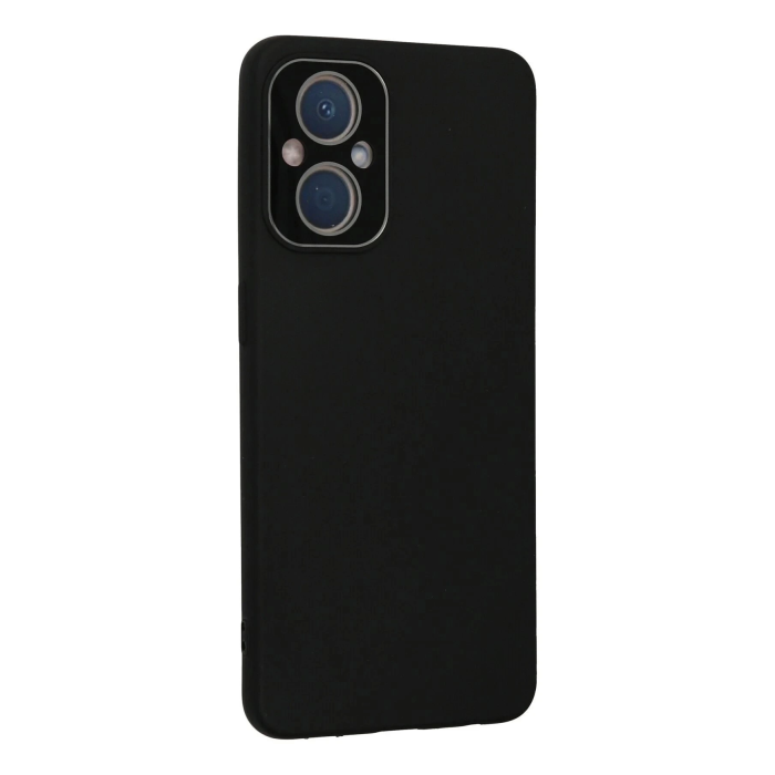 BFS  Oppo Reno 7 Lite Kılıf Lansman Glass Kapak - Siyah