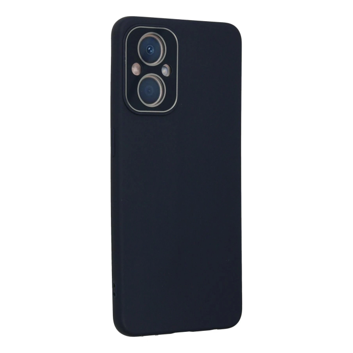 BFS  Oppo Reno 7 Lite Kılıf Lansman Glass Kapak - Lacivert