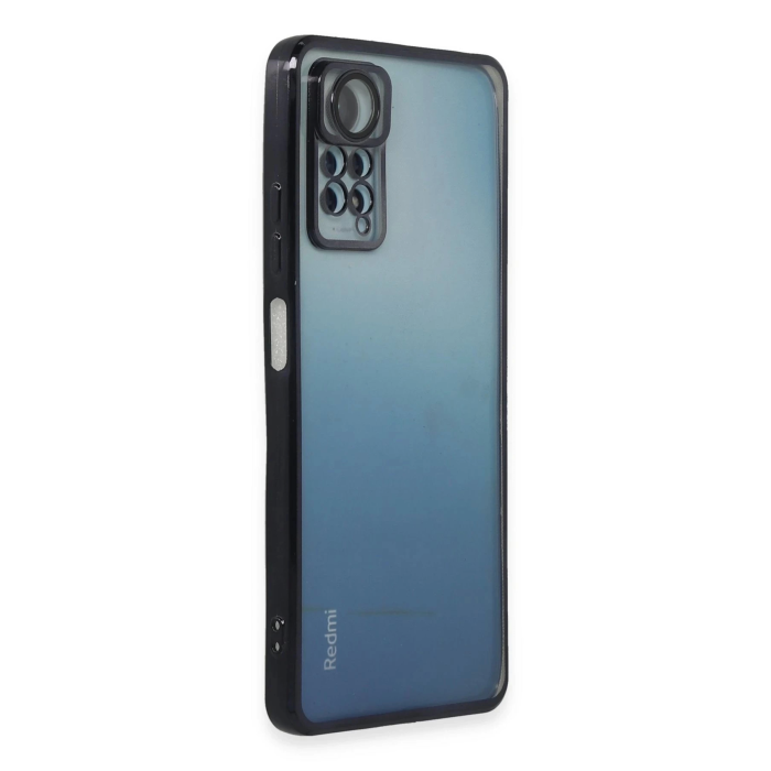 BFS  Xiaomi Redmi Note 11 Pro Kılıf Razer Lensli Silikon - Siyah