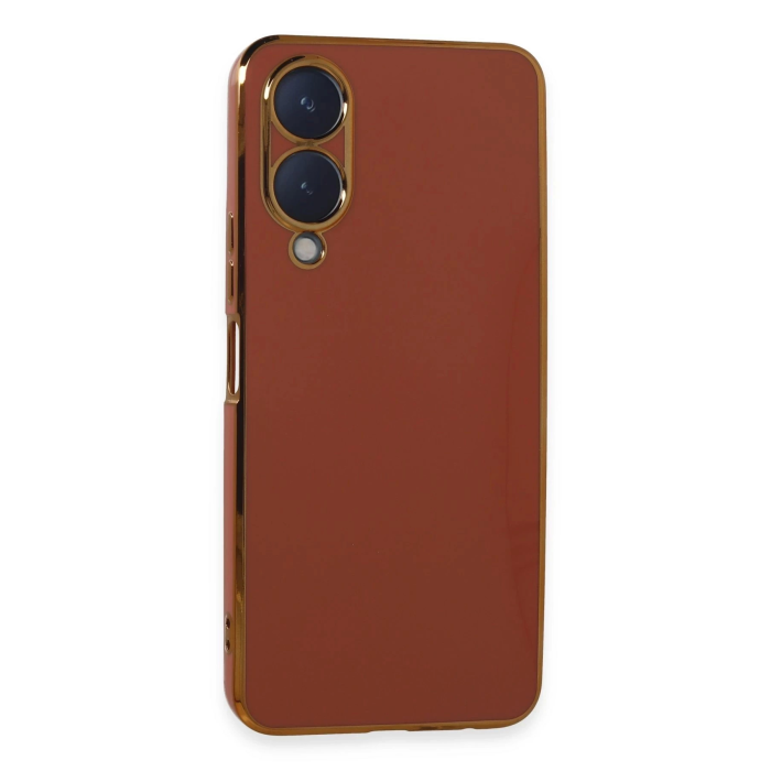 BFS  Vivo Y17S Kılıf Volet Silikon - Kırmızı