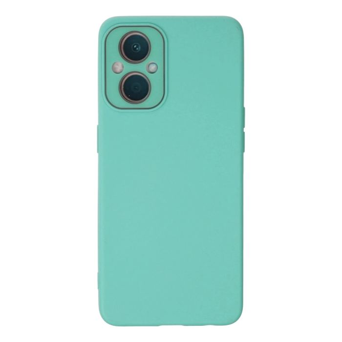 BFS  Oppo Reno 7 Lite Kılıf Lansman Glass Kapak - Turkuaz