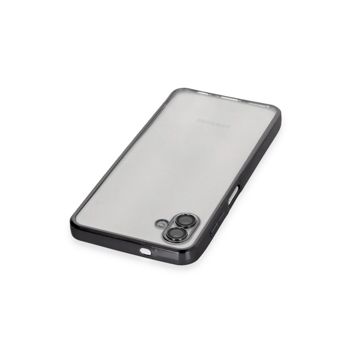BFS  Samsung Galaxy A04 Kılıf Razer Lensli Silikon - Siyah