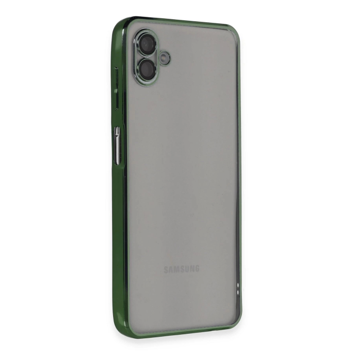 BFS  Samsung Galaxy A04 Kılıf Razer Lensli Silikon - Yeşil