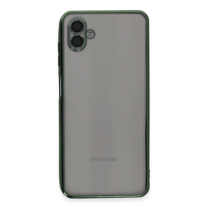 BFS  Samsung Galaxy A04 Kılıf Razer Lensli Silikon - Yeşil