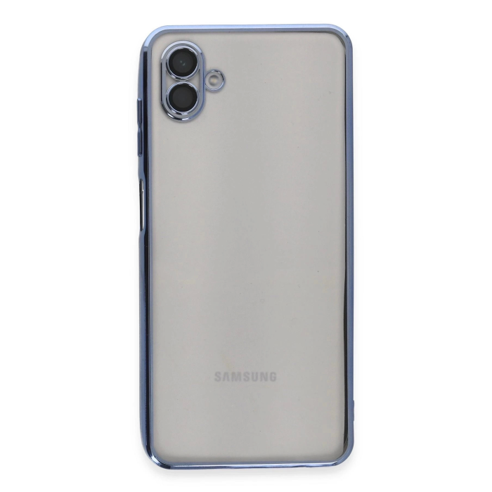 BFS  Samsung Galaxy A04 Kılıf Razer Lensli Silikon - Açık Mavi