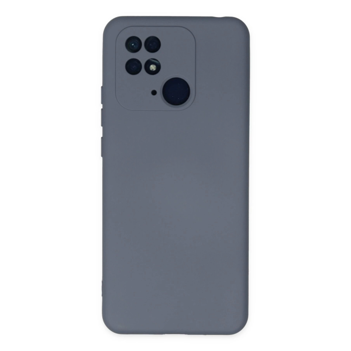 BFS  Xiaomi Redmi 10C Kılıf Nano içi Kadife Silikon - Gri
