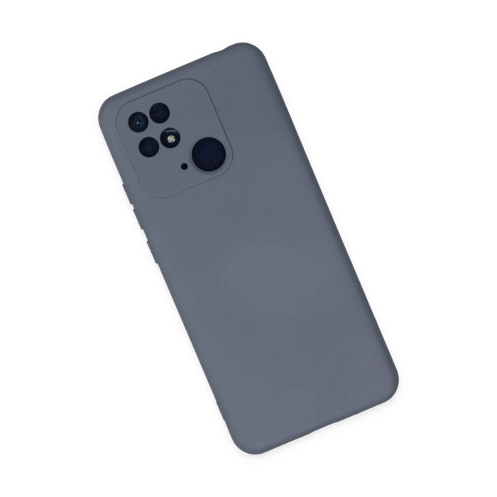 BFS  Xiaomi Redmi 10C Kılıf Nano içi Kadife Silikon - Gri