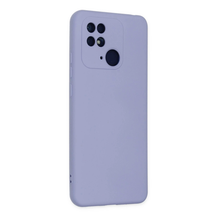 BFS  Xiaomi Redmi 10C Kılıf Nano içi Kadife Silikon - Lila