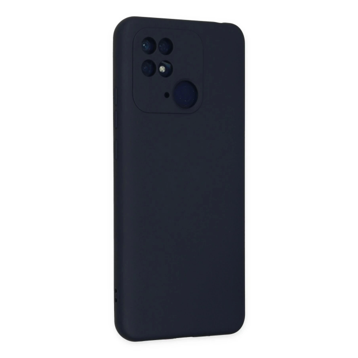 BFS  Xiaomi Redmi 10C Kılıf Nano içi Kadife Silikon - Lacivert