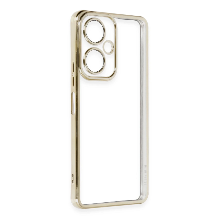 BFS  Vivo Y27 Kılıf Razer Lensli Silikon - Gold