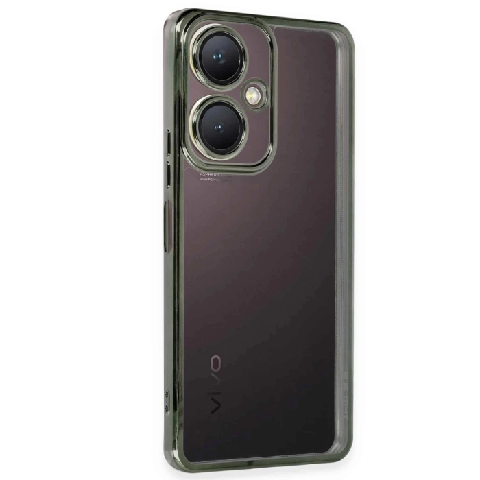 BFS  Vivo Y27 Kılıf Razer Lensli Silikon - Yeşil