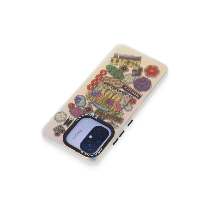 BFS  Xiaomi Redmi 12C Kılıf Estoril Desenli Kapak - Estoril - 14