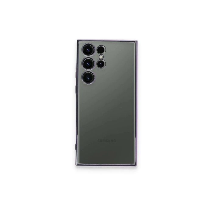 BFS  Samsung Galaxy S24 Ultra Kılıf Razer Lensli Silikon - Siyah