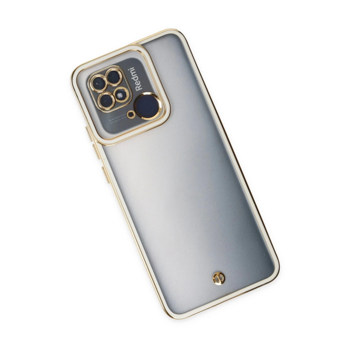 BFS  Xiaomi Redmi 10C Kılıf Liva Lens Silikon - Beyaz