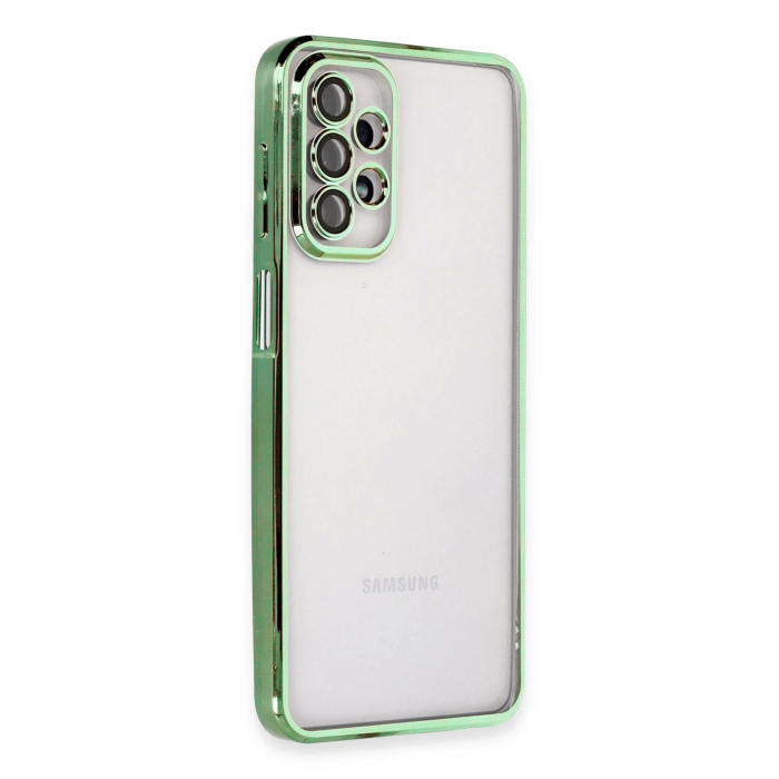 BFS  Samsung Galaxy A23 4G Kılıf Razer Lensli Silikon - Yeşil