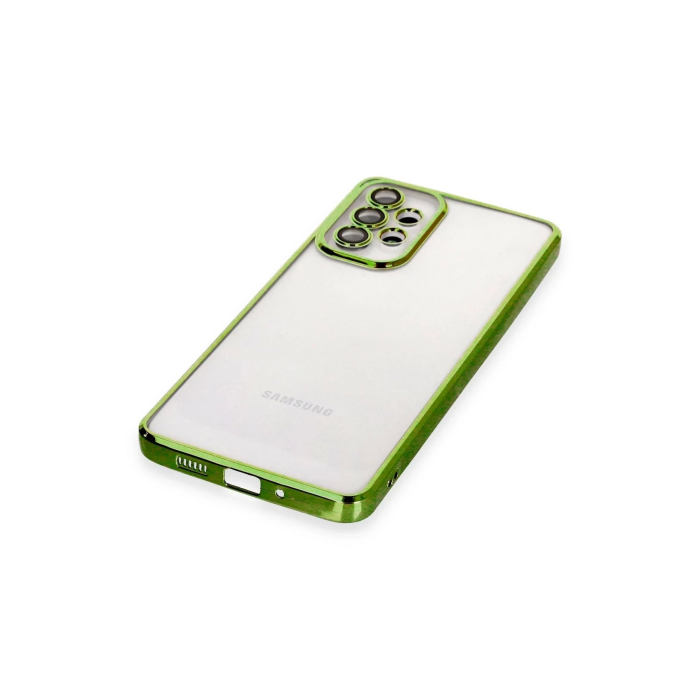 BFS  Samsung Galaxy A33 5G Kılıf Razer Lensli Silikon - Yeşil