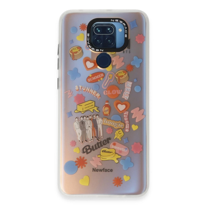 BFS  Xiaomi Redmi Note 9 Kılıf Estoril Desenli Kapak - Estoril - 16