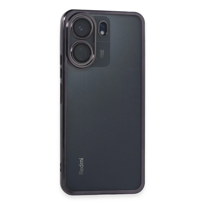 BFS  Xiaomi Redmi 13C Kılıf Razer Lensli Silikon - Mor