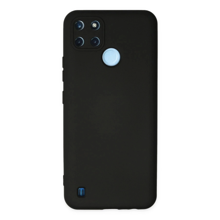 BFS  Realme C25Y Kılıf Nano içi Kadife Silikon - Siyah