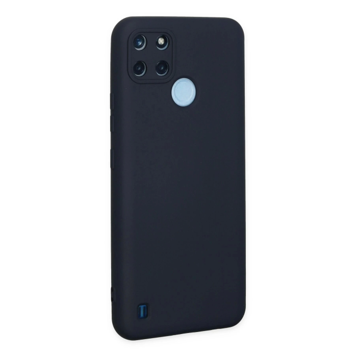 BFS  Realme C25Y Kılıf Nano içi Kadife Silikon - Lacivert