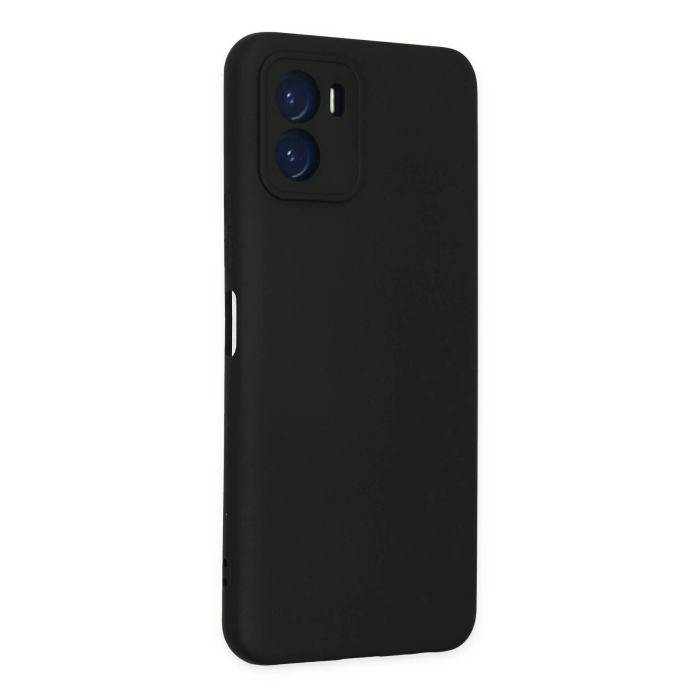 BFS  Vivo Y15S Kılıf Nano içi Kadife Silikon - Siyah