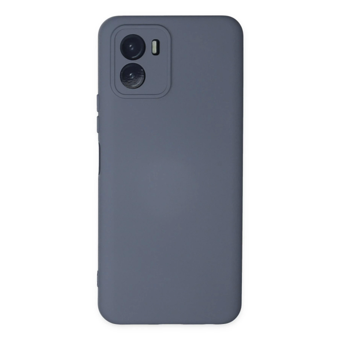 BFS  Vivo Y15S Kılıf Nano içi Kadife Silikon - Gri