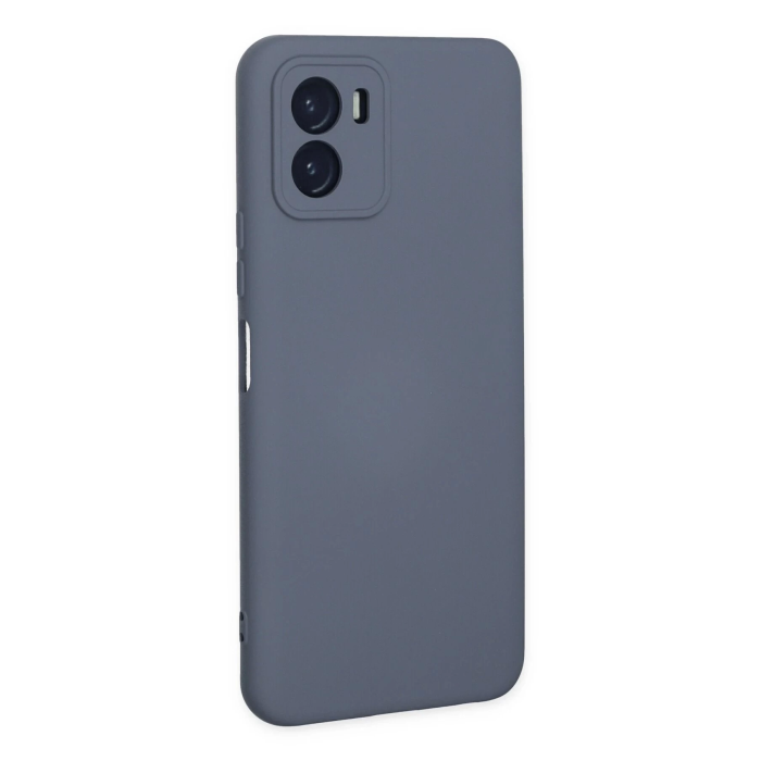 BFS  Vivo Y15S Kılıf Nano içi Kadife Silikon - Gri