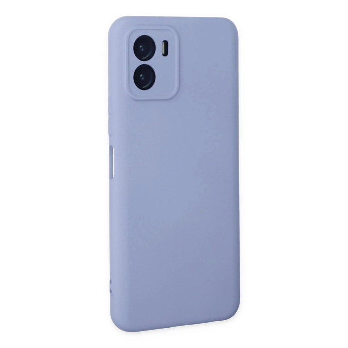 BFS  Vivo Y15S Kılıf Nano içi Kadife Silikon - Lila