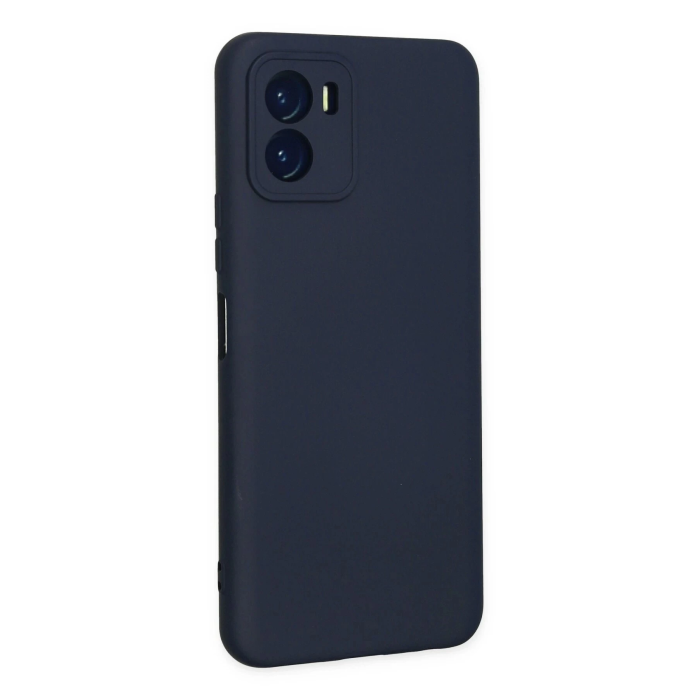 BFS  Vivo Y15S Kılıf Nano içi Kadife Silikon - Lacivert