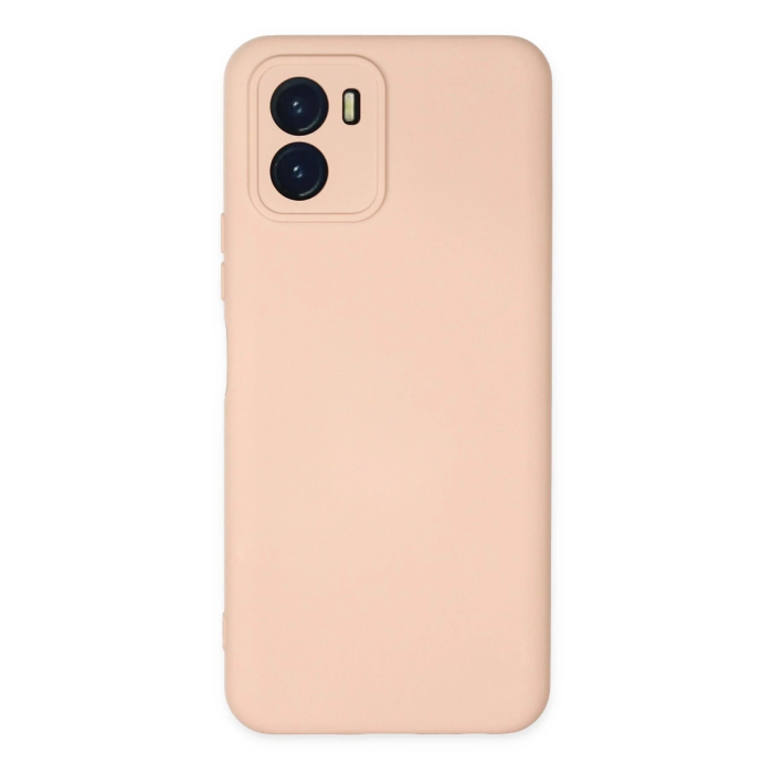 BFS  Vivo Y15S Kılıf Nano içi Kadife Silikon - Pudra