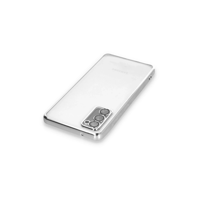 BFS  Samsung Galaxy S20 FE Kılıf Razer Lensli Silikon - Gümüş