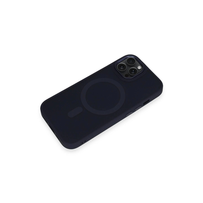 BFS  iPhone 14 Pro Max Kılıf Oslo Magsafe Kapak - Lacivert